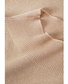 Lulu 1 nieuwe champagne lurex trui