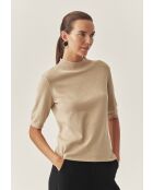 Lulu 1 nieuwe champagne lurex trui