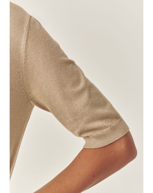 Lulu 1 nieuwe champagne lurex trui