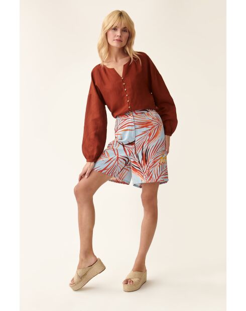 Short en tissu Szori powder turquoise