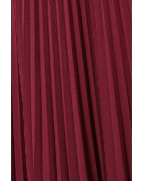 Weinfarbenes Strickkleid Gaja