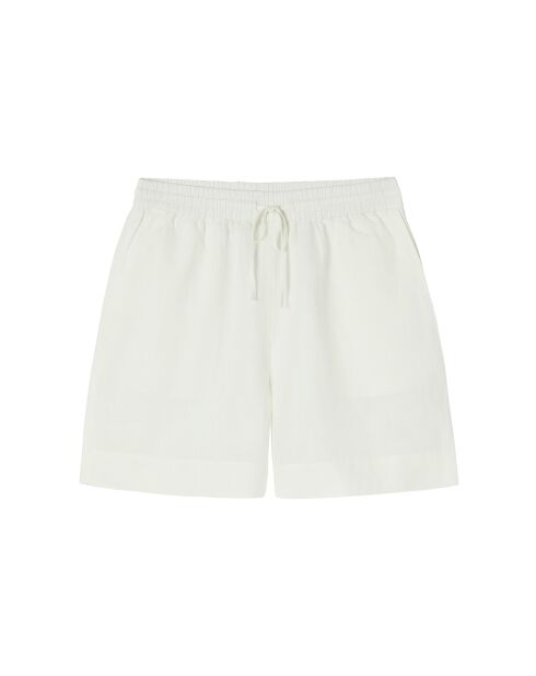 Cremefarbene Stoffshorts Sevilla