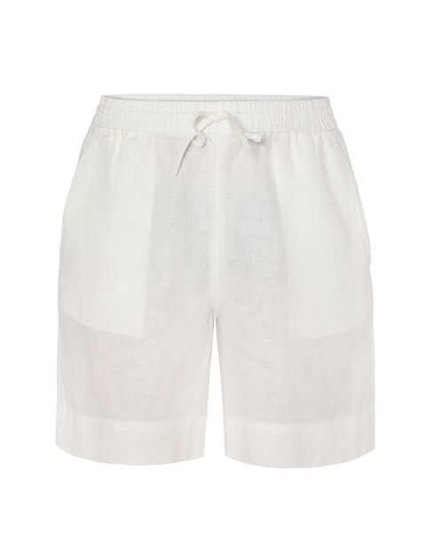 Cremefarbene Stoffshorts Sevilla