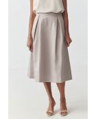 Falda Diana beige champán