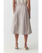 Falda Diana beige champán