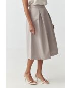 Falda Diana beige champán