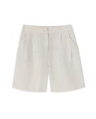 Shorts in tessuto melange beige Liano