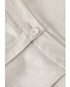 Shorts in tessuto melange beige Liano