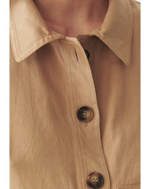 Beigefarbene Weste Alati