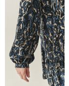 Marineblauwe jurk Tiana