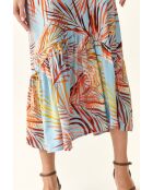 Türkisfarbener Puderrock Bolena