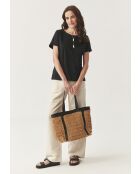 Anoko schwarzes T-Shirt