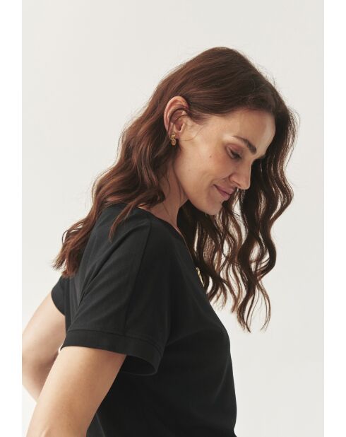 Anoko schwarzes T-Shirt