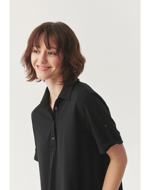 Mikoli schwarzes Strickkleid