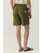 Shorts Riko in tessuto kaki