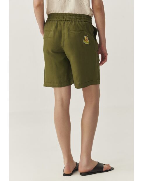 Shorts Riko in tessuto kaki