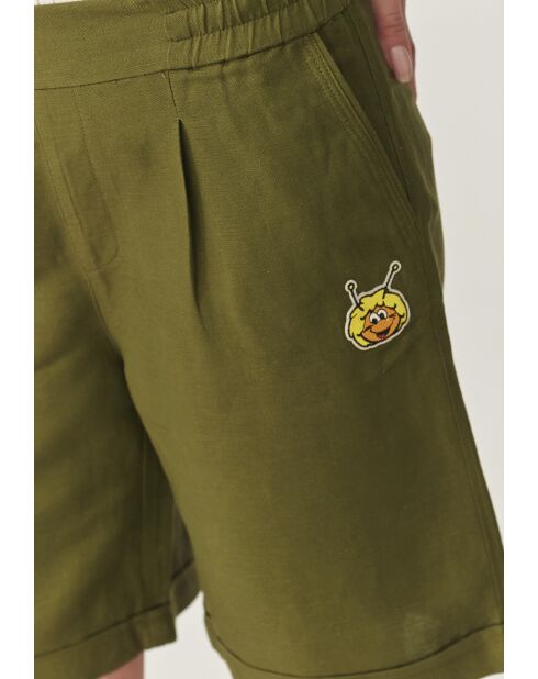 Shorts Riko in tessuto kaki