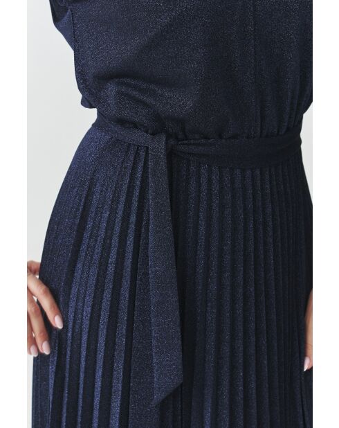 Marineblaues Strickkleid Luri