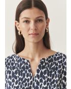 Marineblauwe jurk Owerita