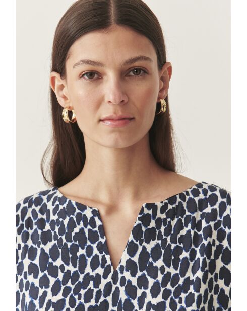 Marineblauwe jurk Owerita