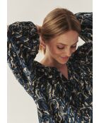 Marineblauwe jurk Tiana