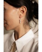 Orecchini Lana placcati in oro con perla coltivata bianca