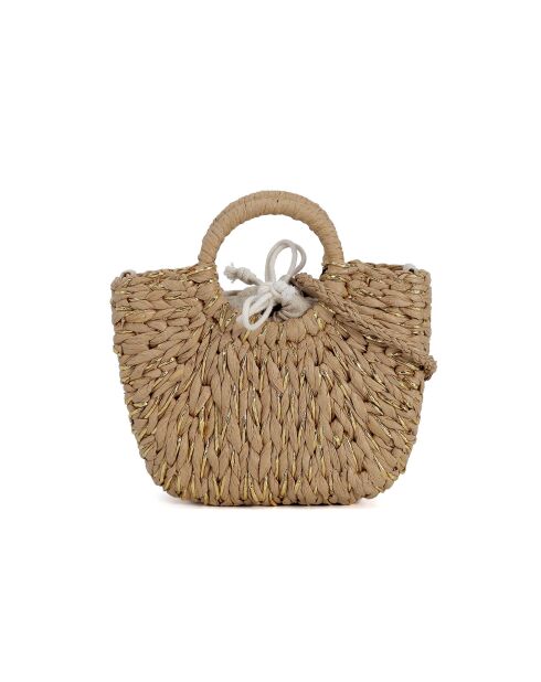 Cesta Helena taupe - 22x17x7 cm