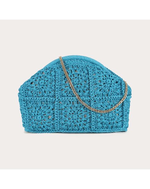 Bolso Amira turquesa - 30x22x8 cm