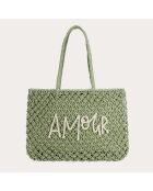 Bolsa Maeva con forma de almendra - 48x34x5 cm