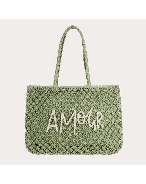 Bolsa Maeva con forma de almendra - 48x34x5 cm