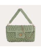 Bolsa verde Salma - 30x20x7 cm