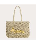 Bolso Naïma amarillo - 48x34x5 cm