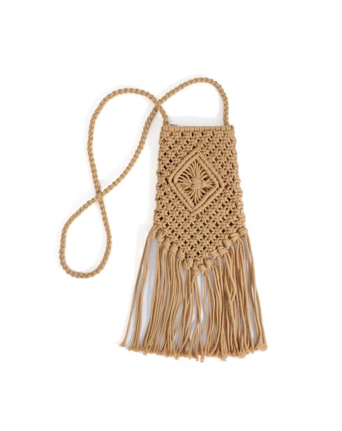 Bolso Andrea taupe - 23x13 cm