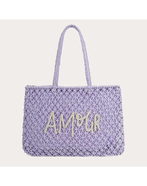 Bolso Maeva lila - 48x34x5 cm