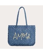 Bolso Maeva azul marino - 48x34x5 cm