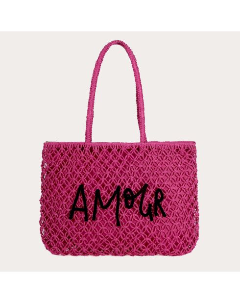 Bolso Maeva fucsia - 48x34x5 cm