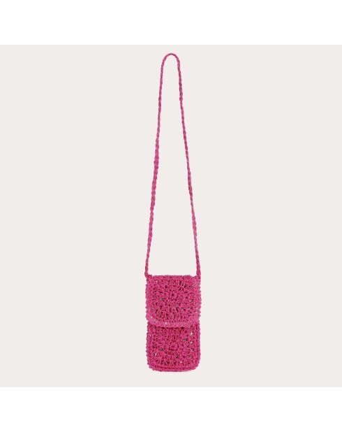 Alizee fuchsia telefoonhouder - 11x12x1 cm