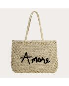 Bolso negro Naïma - 48x34x5 cm