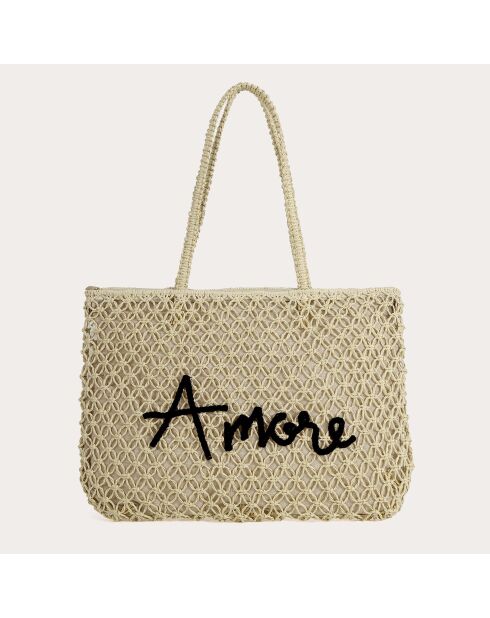 Bolso negro Naïma - 48x34x5 cm