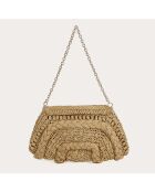 Bolso Joana taupe - 38x24x5 cm