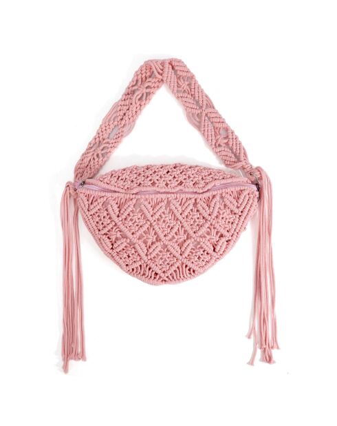 Bolso Amélia rosa - 28x18x5 cm