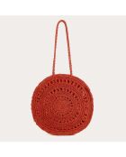 Bolso Sanaa coral - 38 cm