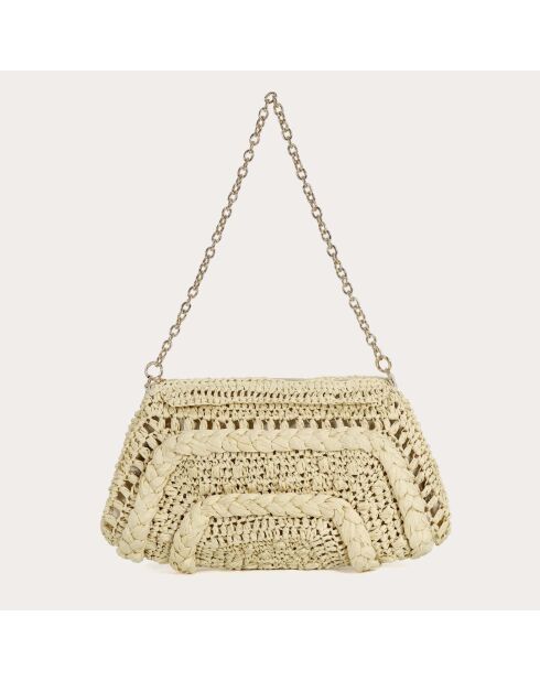 Bolso Joana beige - 38x24x5 cm