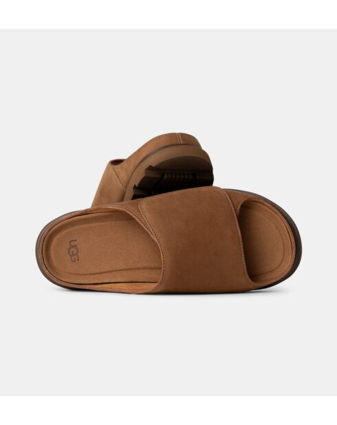 Sandales plates Solano marron