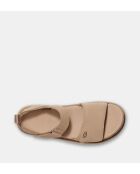 Beige sandalen van suèdeleer Goldenstar