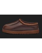Pantofole Tasman lthr marrone scuro