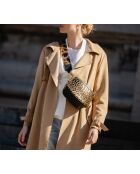 Gabriella gouden leren tas - 20x10x15 cm