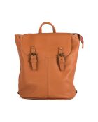 Sac en cuir Montichiari cognac - 31x15x37 cm