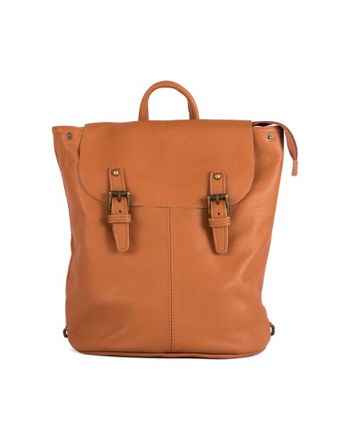 Montichiari cognac leren tas - 31x15x37 cm