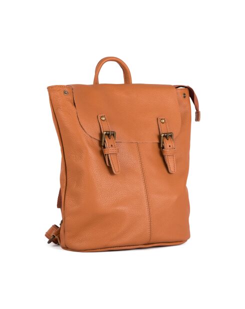 Montichiari cognac leren tas - 31x15x37 cm